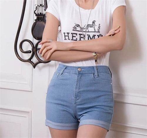 Korean Style High Waisted Shorts - SexyBling