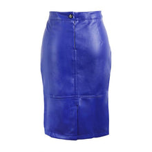Load image into Gallery viewer, Faux Leather Vintage Pencil Skirt - SexyBling