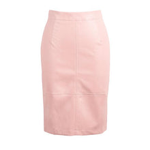 Load image into Gallery viewer, Faux Leather Vintage Pencil Skirt - SexyBling