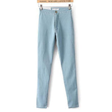 Load image into Gallery viewer, Cute High Waisted Skinny Denim Jeggings - SexyBling