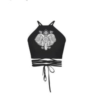 Load image into Gallery viewer, Sexy Sun Moon Bandage Crop Top - SexyBling