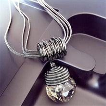 Load image into Gallery viewer, Crystal Long Pendant Necklace - SexyBling