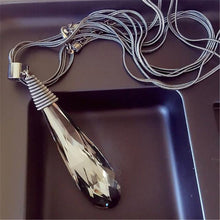Load image into Gallery viewer, Crystal Long Pendant Necklace - SexyBling