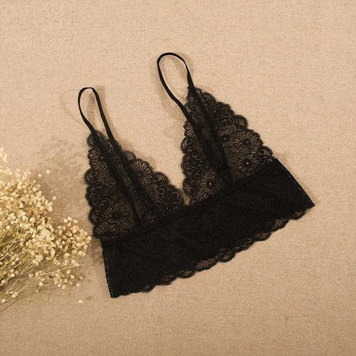 Sexy Floral Intimate Bra - SexyBling