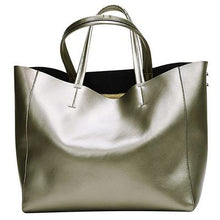 Load image into Gallery viewer, Bolsas Silver Luxury Leather Handbag - SexyBling