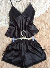 Load image into Gallery viewer, Summer Spaghetti Silk Pajamas - SexyBling