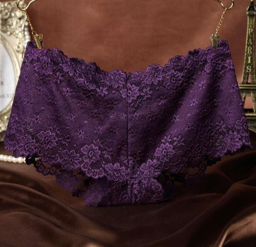 Sexy lace cotton panties - SexyBling