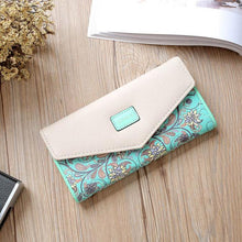 Load image into Gallery viewer, Floral "LOVE'S" Stitched Wallet - SexyBling