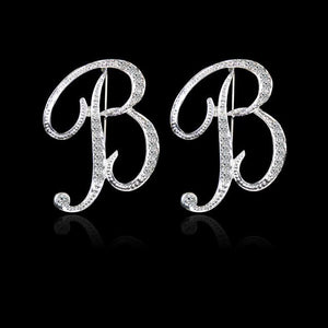 Alphabet Stud Earrings - SexyBling