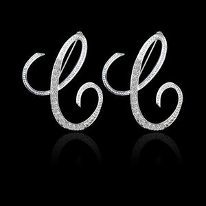 Alphabet Stud Earrings - SexyBling