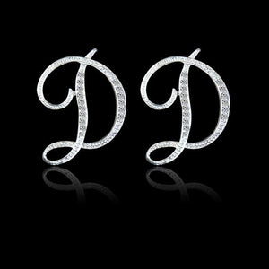 Alphabet Stud Earrings - SexyBling