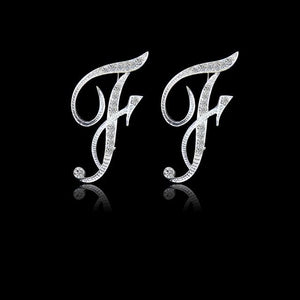 Alphabet Stud Earrings - SexyBling
