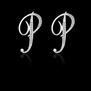 Alphabet Stud Earrings - SexyBling