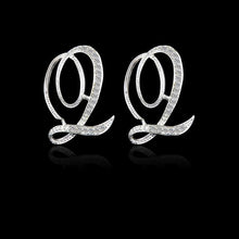 Load image into Gallery viewer, Alphabet Stud Earrings - SexyBling