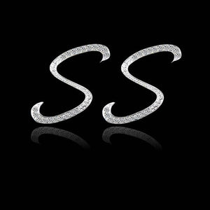 Alphabet Stud Earrings - SexyBling