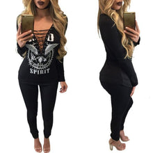 Load image into Gallery viewer, Sexy 3D Deep V-Neck Lace Top - SexyBling