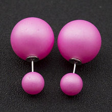 Load image into Gallery viewer, Double Faced Pearl Stud Earring - SexyBling