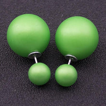 Load image into Gallery viewer, Double Faced Pearl Stud Earring - SexyBling
