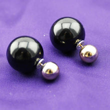 Load image into Gallery viewer, Double Faced Pearl Stud Earring - SexyBling