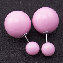Load image into Gallery viewer, Double Faced Pearl Stud Earring - SexyBling
