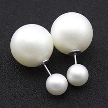 Load image into Gallery viewer, Double Faced Pearl Stud Earring - SexyBling