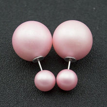 Load image into Gallery viewer, Double Faced Pearl Stud Earring - SexyBling