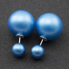 Load image into Gallery viewer, Double Faced Pearl Stud Earring - SexyBling