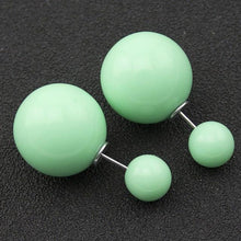 Load image into Gallery viewer, Double Faced Pearl Stud Earring - SexyBling
