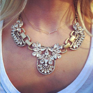 Crystal Collar Necklace - SexyBling