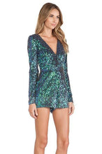 Load image into Gallery viewer, Glamorous Glitter Jumpsuit For Parties - SexyBling