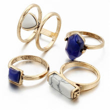 Load image into Gallery viewer, 4PCS Vintage Bohemian Turkish Midi Ring - SexyBling