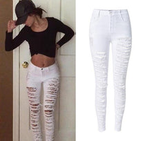 Load image into Gallery viewer, Dominant Distressed Ripped Jeans - SexyBling