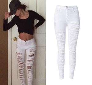 Dominant Distressed Ripped Jeans - SexyBling