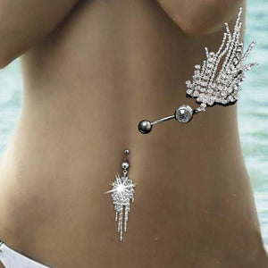 Sexy Titanium Steel Navel Piercing - SexyBling