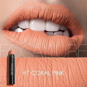 12 Colors Lipstick Matte Waterproof - SexyBling