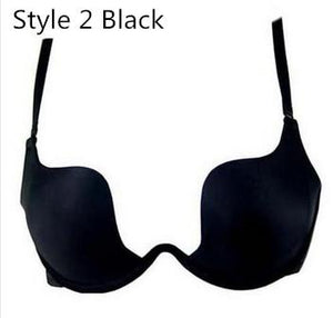 Comfortable Low Cut Push-up Bra - SexyBling