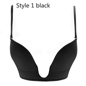 Comfortable Low Cut Push-up Bra - SexyBling