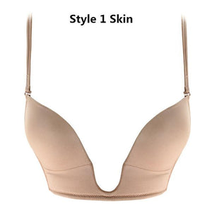 Comfortable Low Cut Push-up Bra - SexyBling