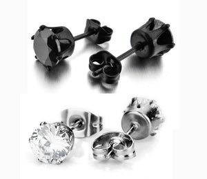 Black Cubic Zirconia Earrings - SexyBling