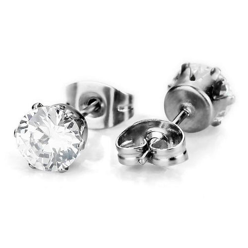 Black Cubic Zirconia Earrings - SexyBling
