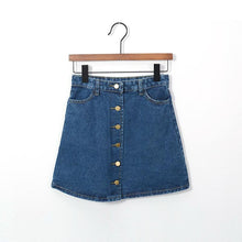 Load image into Gallery viewer, Hot Denim Short Pencil Skirt - SexyBling