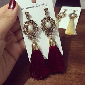 Ancient Rhinestone Earrings - SexyBling