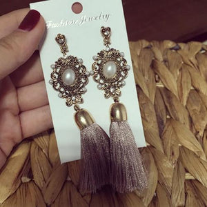 Ancient Rhinestone Earrings - SexyBling