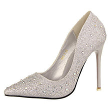 Load image into Gallery viewer, NEW Luxurious Rhinestone Pumps - SexyBling
