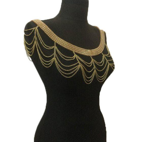 Different Style Shoulder Body Chain - SexyBling