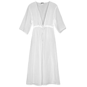 Cute Long Cardigan Bathing Suit Cover UP - SexyBling
