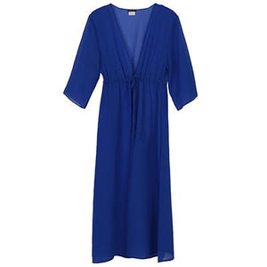 Cute Long Cardigan Bathing Suit Cover UP - SexyBling