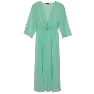 Cute Long Cardigan Bathing Suit Cover UP - SexyBling