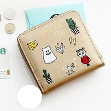 Load image into Gallery viewer, Exotic Cat Anime Leather Slim Wallet - SexyBling