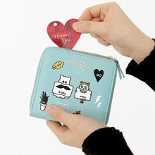 Load image into Gallery viewer, Exotic Cat Anime Leather Slim Wallet - SexyBling